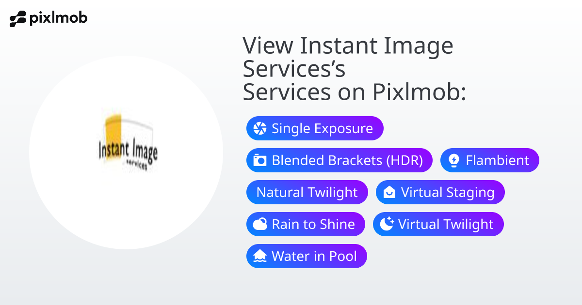 Instant Image Services | Pixlmob